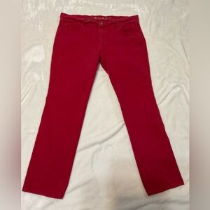 The Sweetheart  Red Boot Cut Jeans Size 16